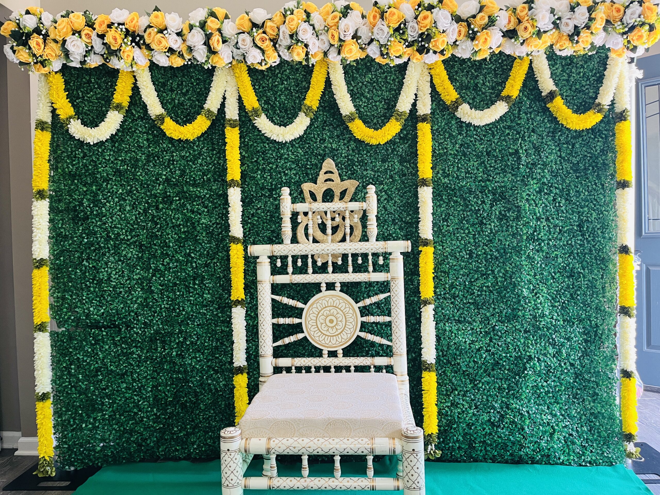 Housewarming, photo backdrop,mehndi,haldi decor, event rentals, decor rentals, Decor near me, Rentals near me